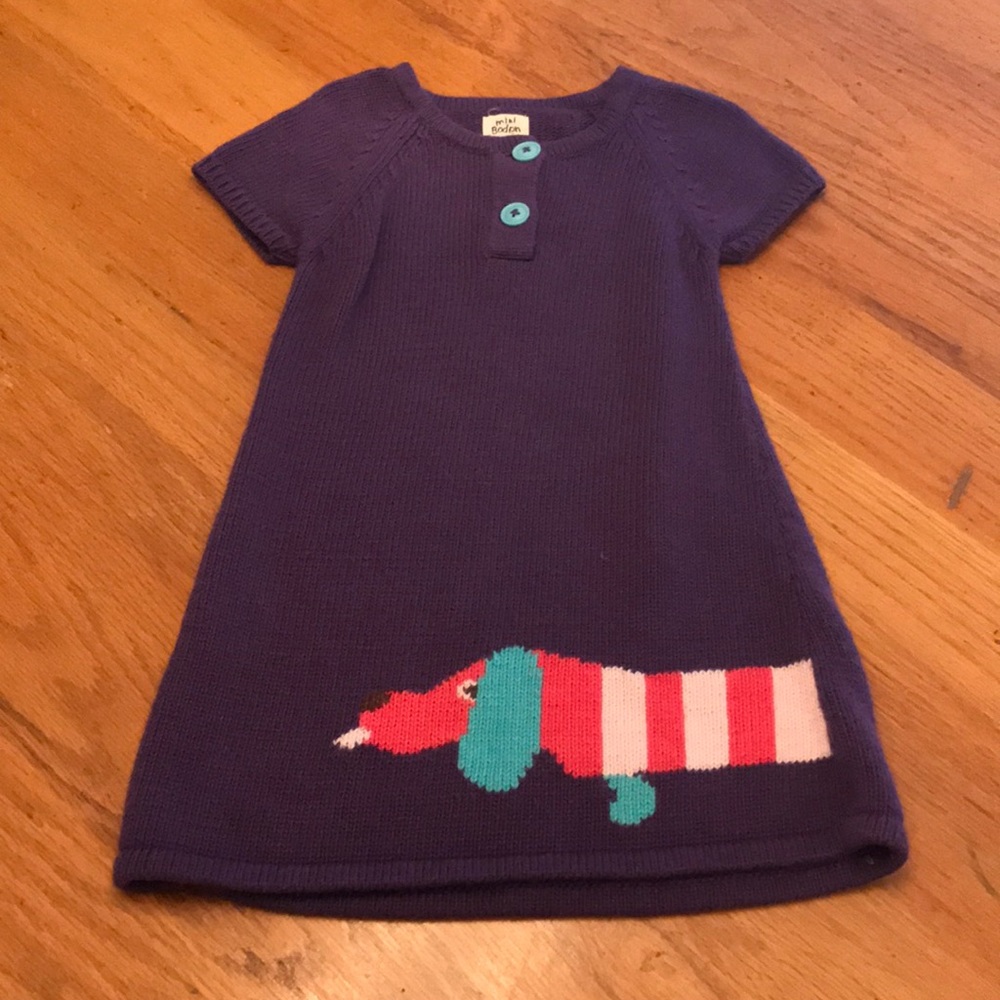 Mini Boden Sweater Dress 3-4Y